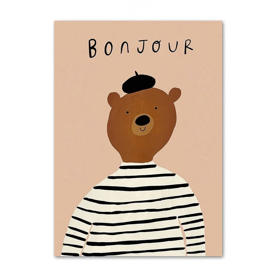 KINDERZIMMER-POSTER, 4 MOTIVE ZUR AUSWAHL