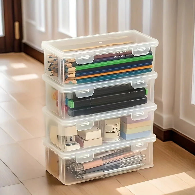 ORGANIZER BOXEN MIT DECKEL – PRAKTISCHES 4ER SET FÜR MEHR ORDNUNG