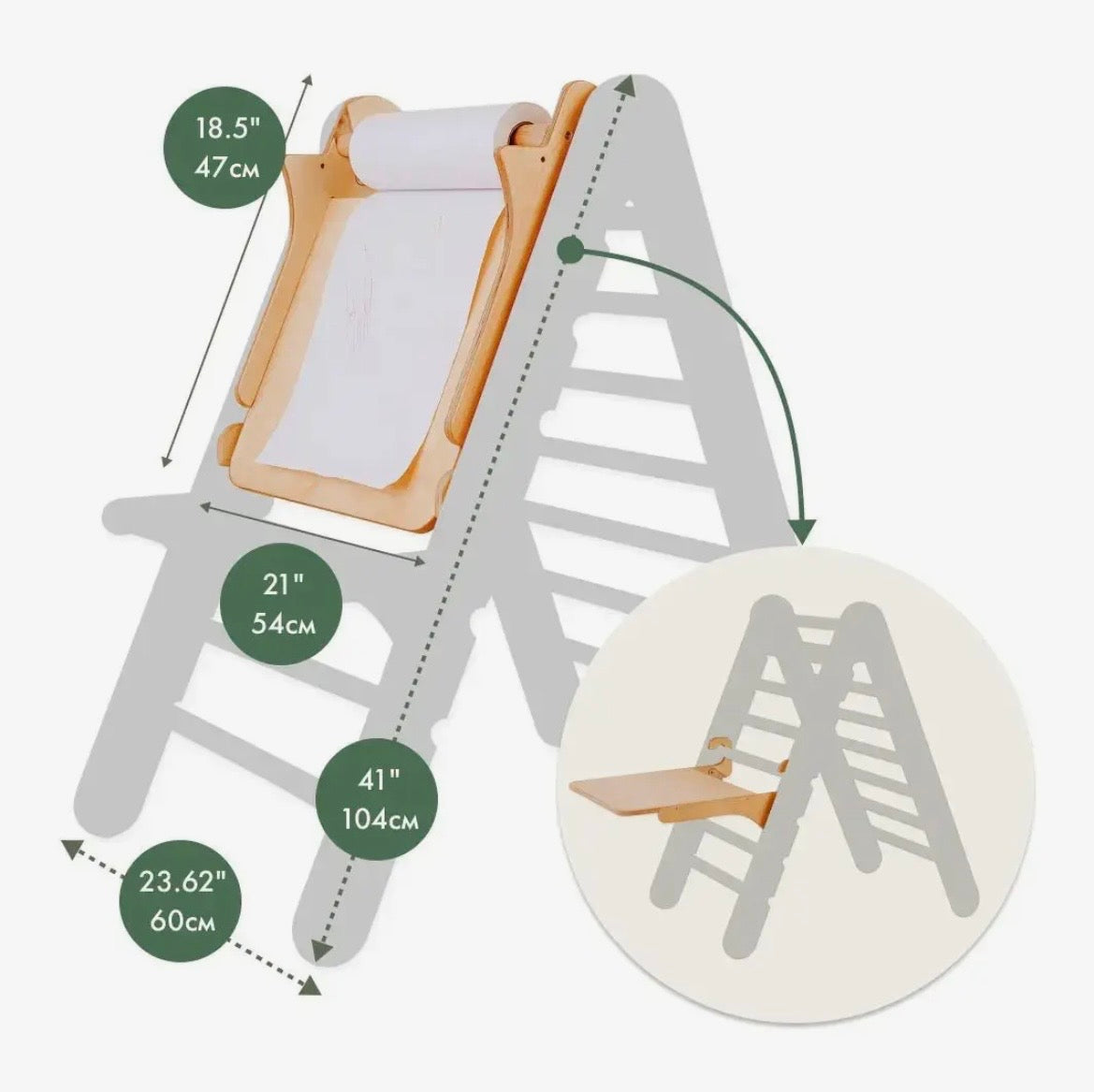 MONTESSORI 6-IN-1 KLETTERSET AUS HOLZ – BEWEGUNG, KREATIVITÄT & SPIELERISCHES LERNEN VEREINT