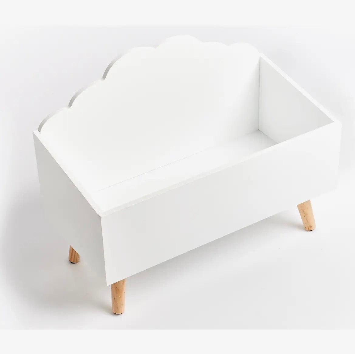 KINDER-AUFBEWAHRUNSTRUHE „WOLKE“ | SCANDI SPIELZEUGKISTE AUS HOLZ