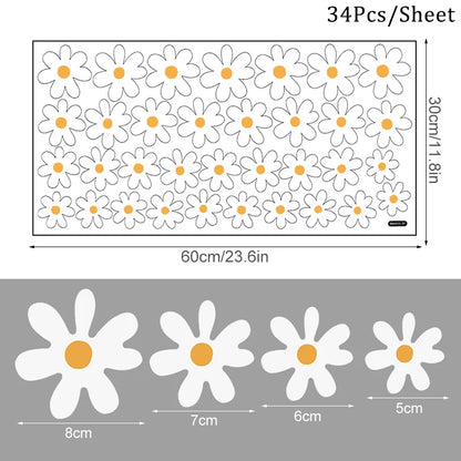 GÄNSEBLÜMCHEN ALS WANDSTICKER