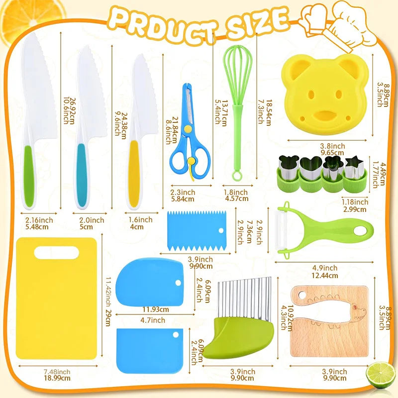 MONTESSORI KINDER KÜCHENSET – SPIELERISCH KOCHEN LERNEN